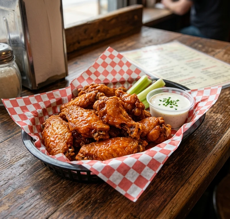 Chicken wings from Pizza Time in London, Ontario
