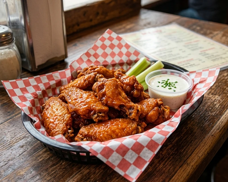 Chicken wings from Pizza Time pizza restaurant in London, Ontario