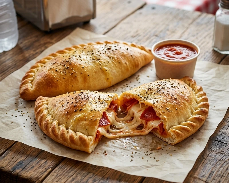 Panzerotti from Pizza Time on Hamilton Road, London, Ontario
