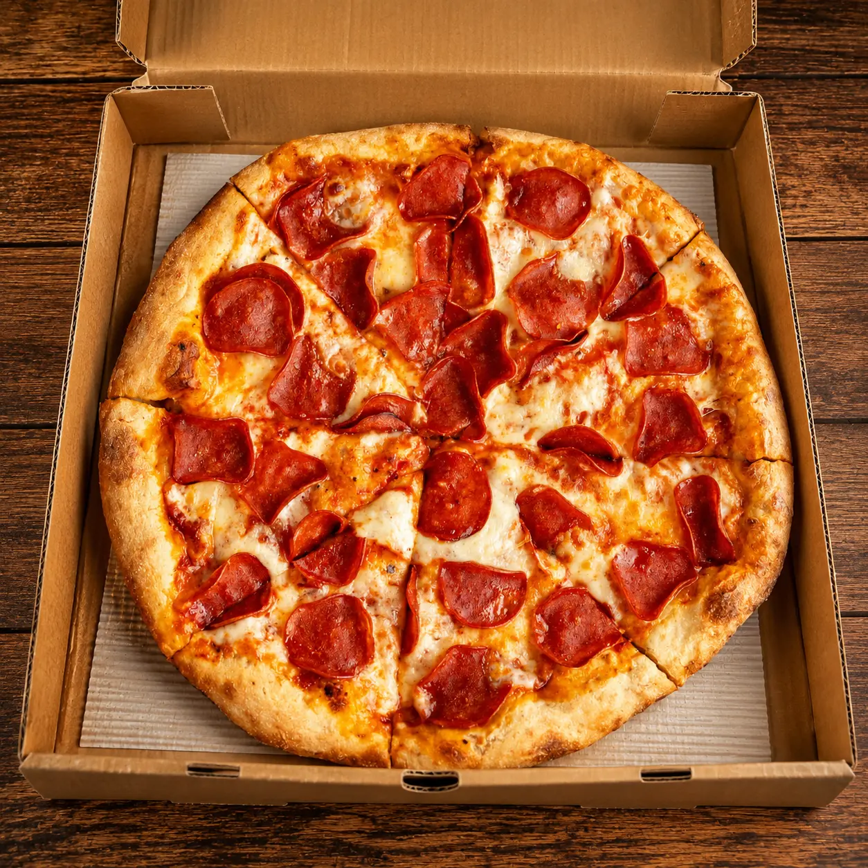 Pepperoni pizza from Pizza Time on Hamilton Road, London, Ontario