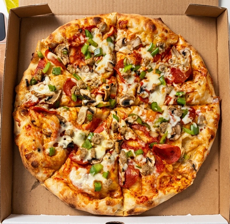 Pizza takeout from Pizza Time on Hamilton Road, London, ON
